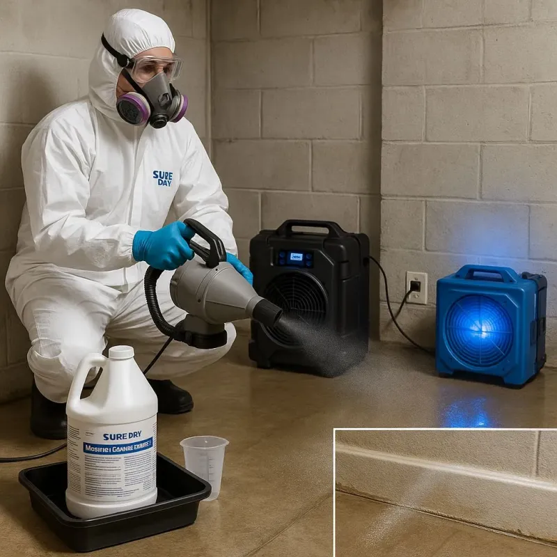 Sanitization and Odor Removal process in Durand, IL