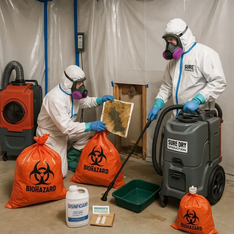 Contaminated Water Handling Protocols process in Durand, IL