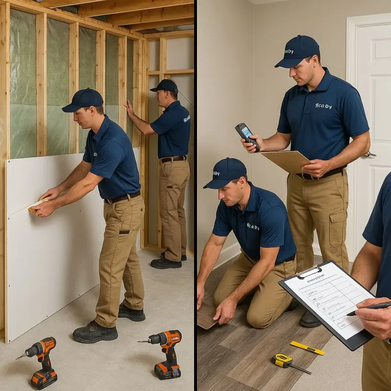 Repairs and Reconstruction process in Durand, IL